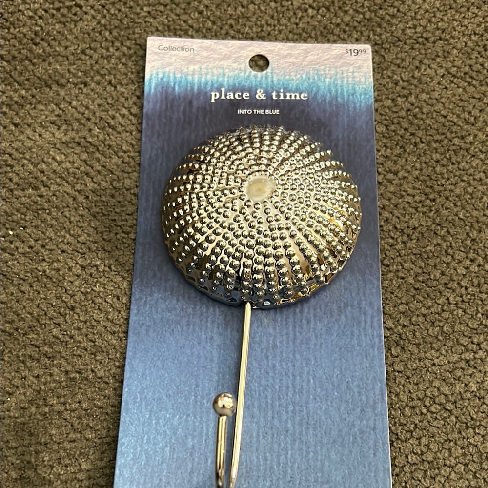 Place & Time Silver Wall Hook